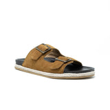 WALK London Breeze Sandal Tan Suede Side