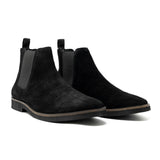 Walk London Hornchurch Chelsea Boot in black suede