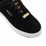 Sahara Trainer Black Suede Zebra Pony