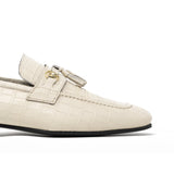 Woody Embossed Tassel Loafer