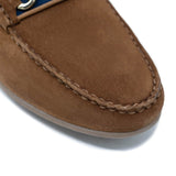 Moc Toe on a Mens Boat Shoe