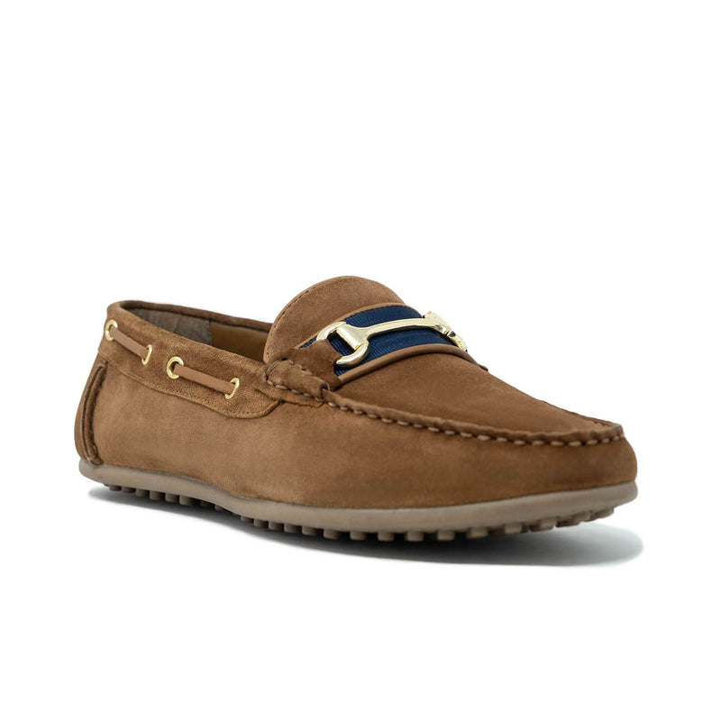 Tan Suede Boat Shoes