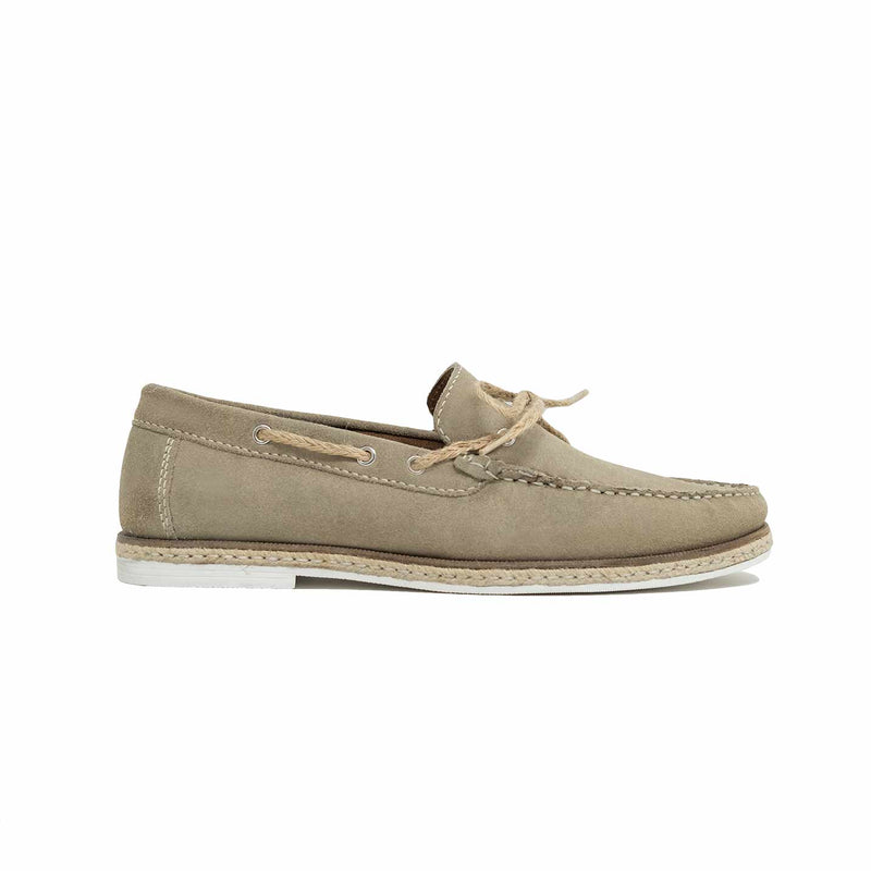 WALK London Bahama Lace Loafer Stone Suede