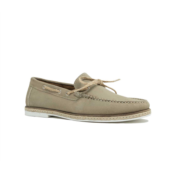 WALK London Bahama Lace Loafer Stone Suede