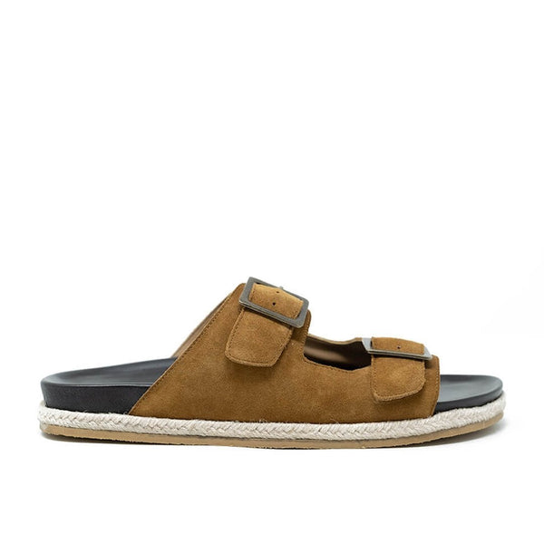 WALK London Breeze Footbed Sandal Tan Suede