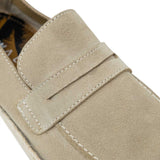 WALK London Cannes Saddle Espadrille Stone Suede