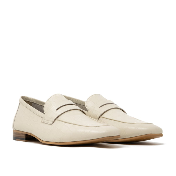 Capri Embossed Saddle Loafer