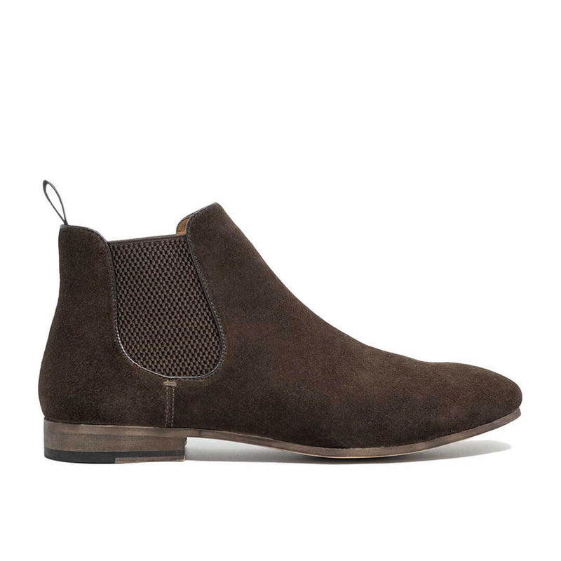 WALK London Craig Chelsea Boot Brown Suede