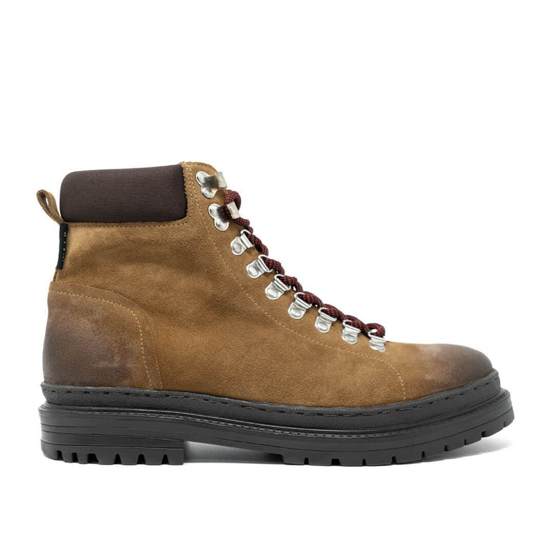 WALK London Everest Hiking Boot Tan Suede