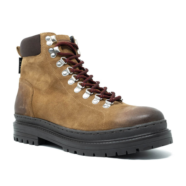 WALK London Everest Hiking Boot Tan Suede