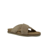 Men's Suede Cross Strap Sandal