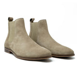 WALK London Florence Chelsea Boot Stone Suede Pair