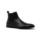 Men's Black Leather Chelsea Boot