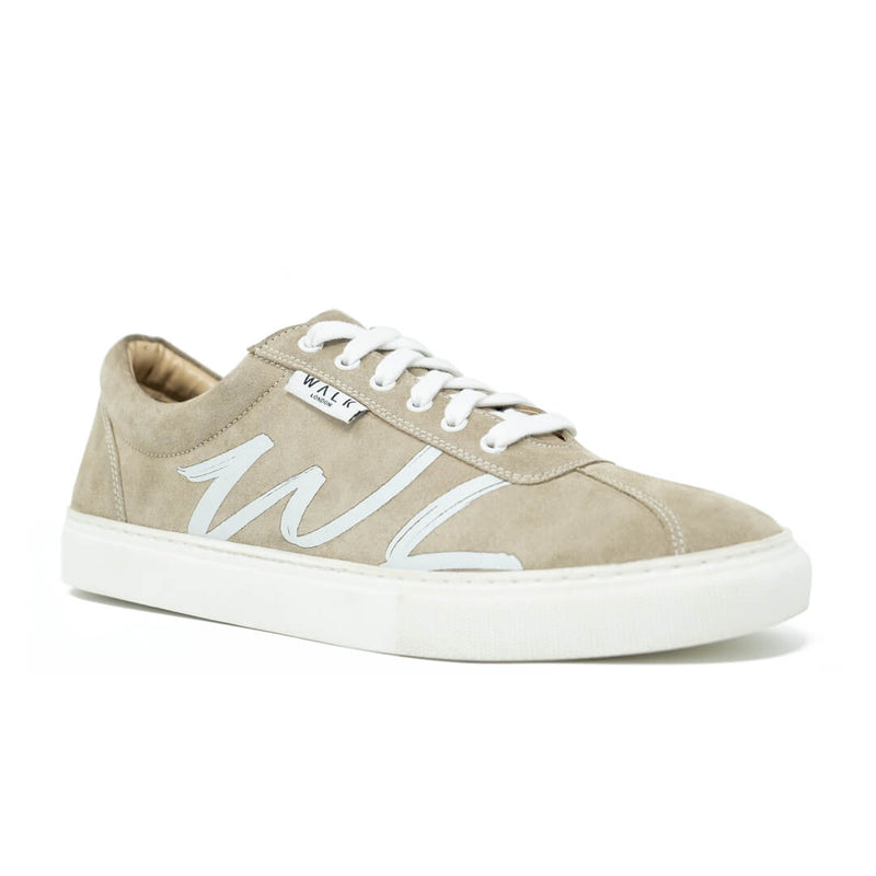 WALK London Hawk Sneaker Sand Suede