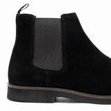 Walk London Hornchurch Chelsea Boot in black suede