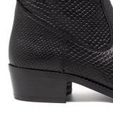 WALK London Hoxton Hex Cuban Boot Metal Toe Heel