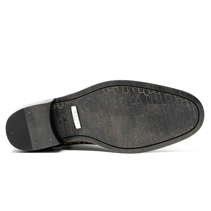 WALK London Hoxton Monk Shoe Black Leather Sole