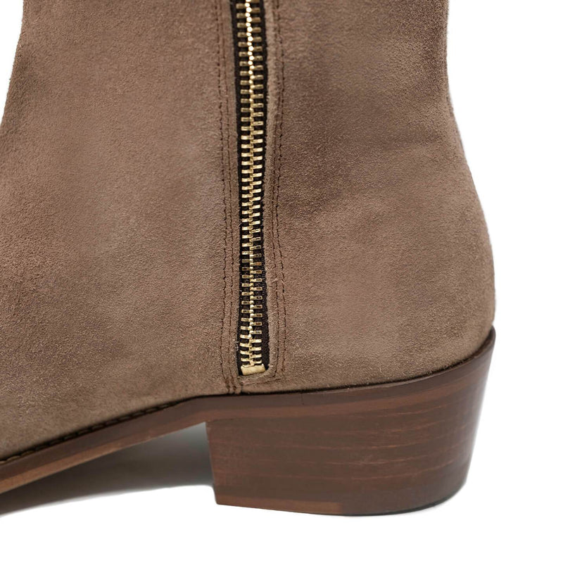 Hoxton Zip Up Cuban Heel Boot