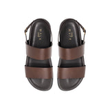 Mens Jackson Sandal Brown Leather Top