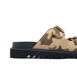 Jaws Footbed Sandal Camo Suede