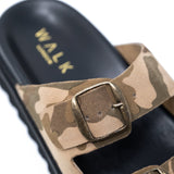 Jaws Footbed Sandal Camo Suede