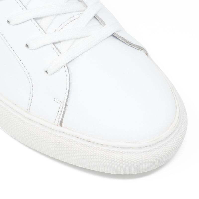 Kensington Sneaker White Leather Toe