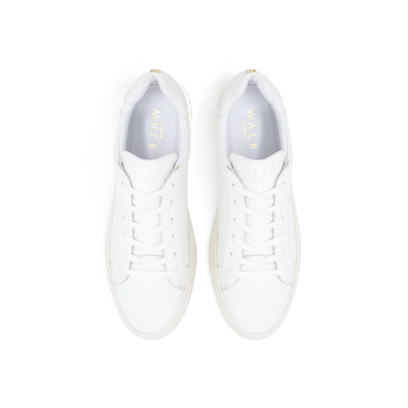 Kensington Sneaker White Leather Double