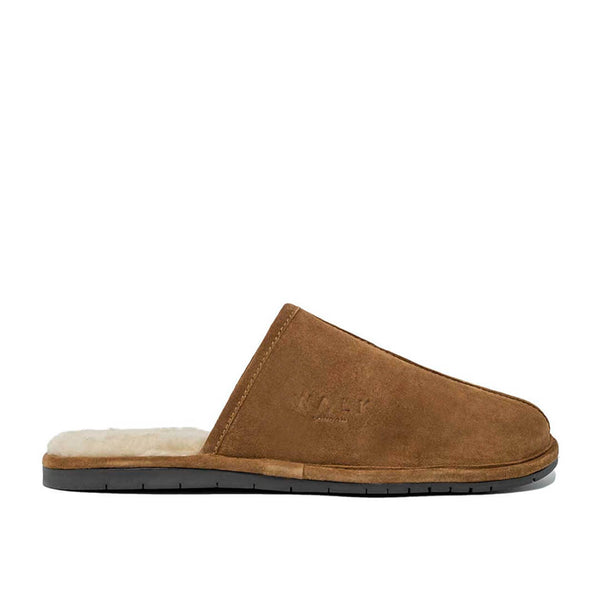 WALK London Langley Slipper Tan Suede