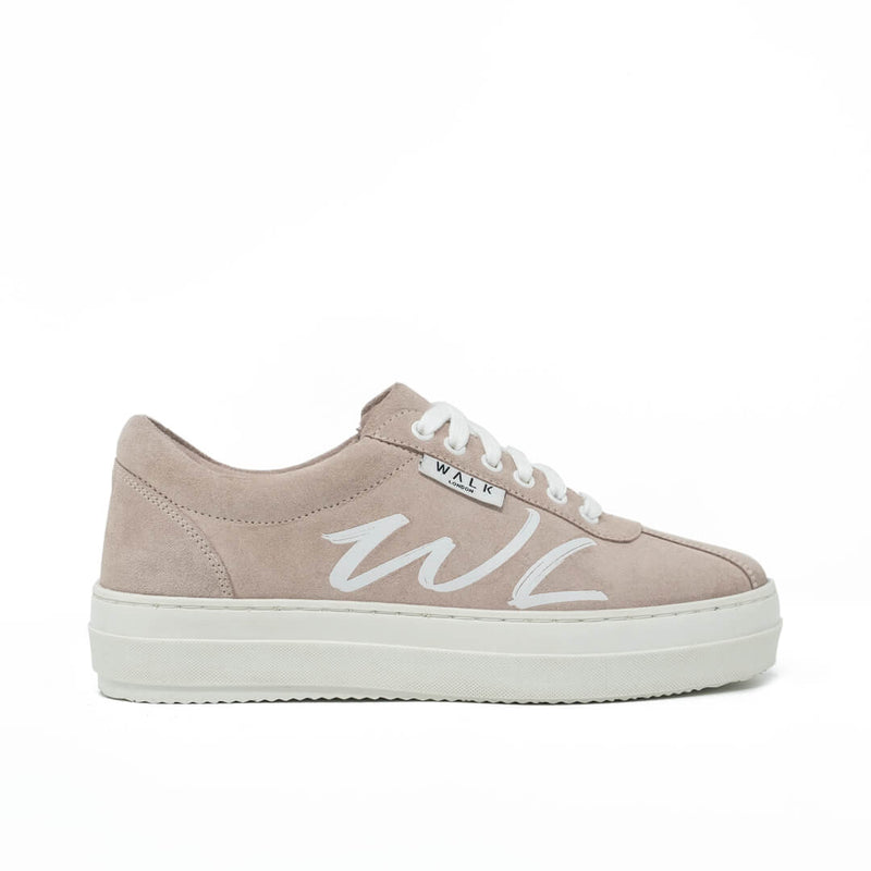 Malibu Branded Trainer Lotus Suede