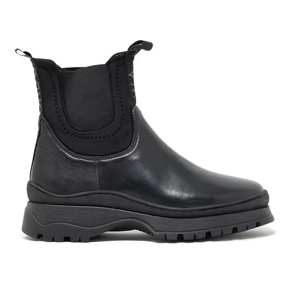 WALK London Overtime Chelsea Boot Black Leather