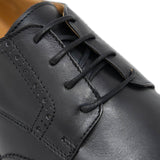 Walk London Putney Brogue Shoe in Black