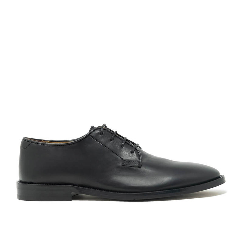 WALK London Putney Derby Shoe Black Leather