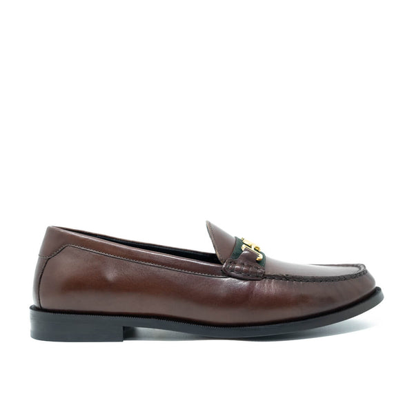 WALK London Riva Trim Loafer Brown Leather