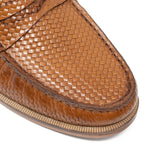 Walk London Riva Weave Loafer: Moccasin Toe