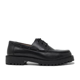 WALK London Sean Boat Shoe Black Leather