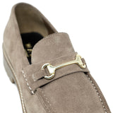 WALK London Sean Trim Loafer Stone Suede Trim