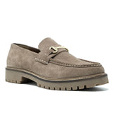 WALK London Sean Trim Loafer Stone Suede Side