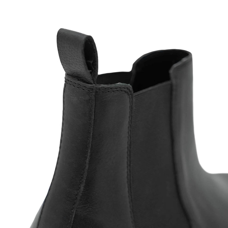 Walk London Slick Chelsea Boot in Black Leather