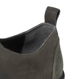 Walk London Slick Derby Shoe in Grey Suede