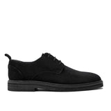 WALK London Slick Derby Black Suede