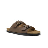 Men's Brown Leather Double Strap Sandal