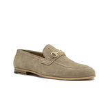 WALK London Terry Trim Loafer Stone Suede