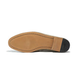 WALK London Terry Trim Loafer Stone Suede