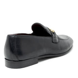 WALK London Terry Trim Loafer Black Leather