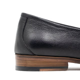 Walk London Tino Bone Loafer | Heel Detail