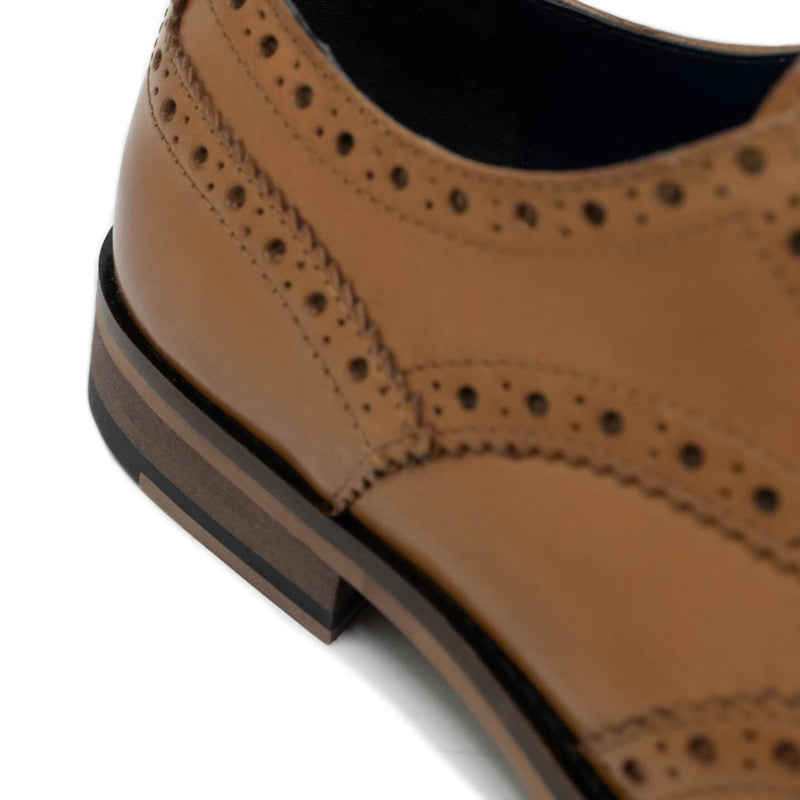 Walk London Tribute Brogue in tan