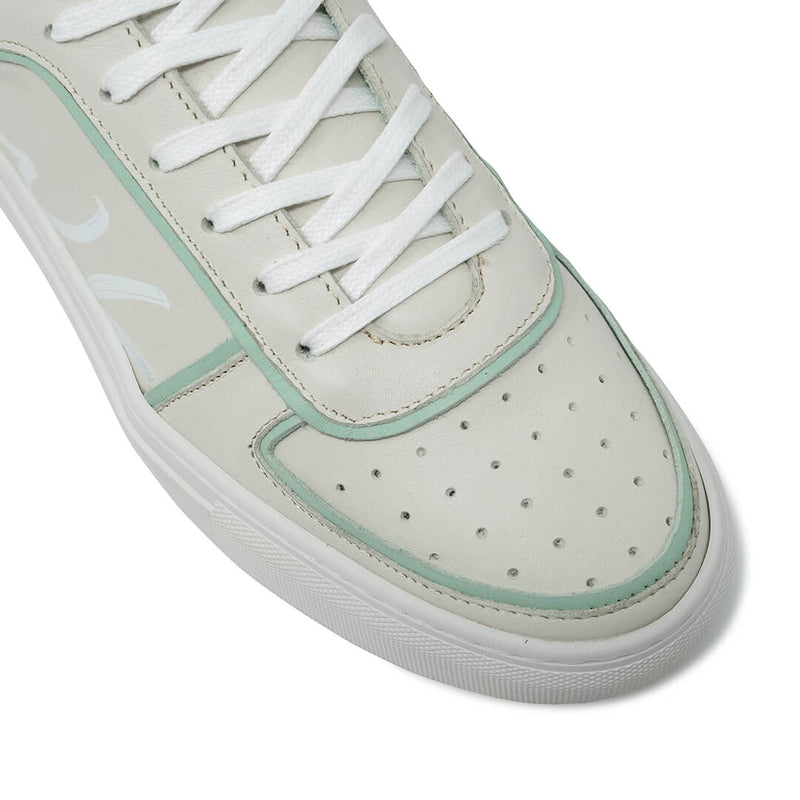 WALK London Valley Trainer Mint Leather