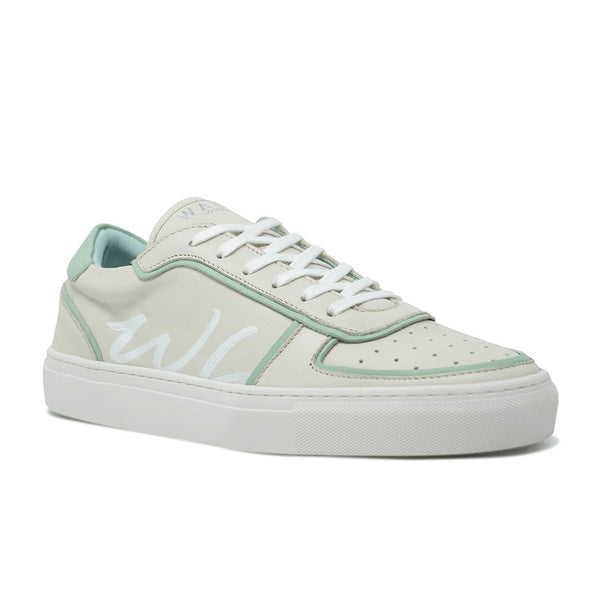 WALK London Valley Trainer Mint Leather