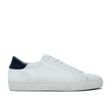 WALK London Wimbledon Sneaker White Navy Leather