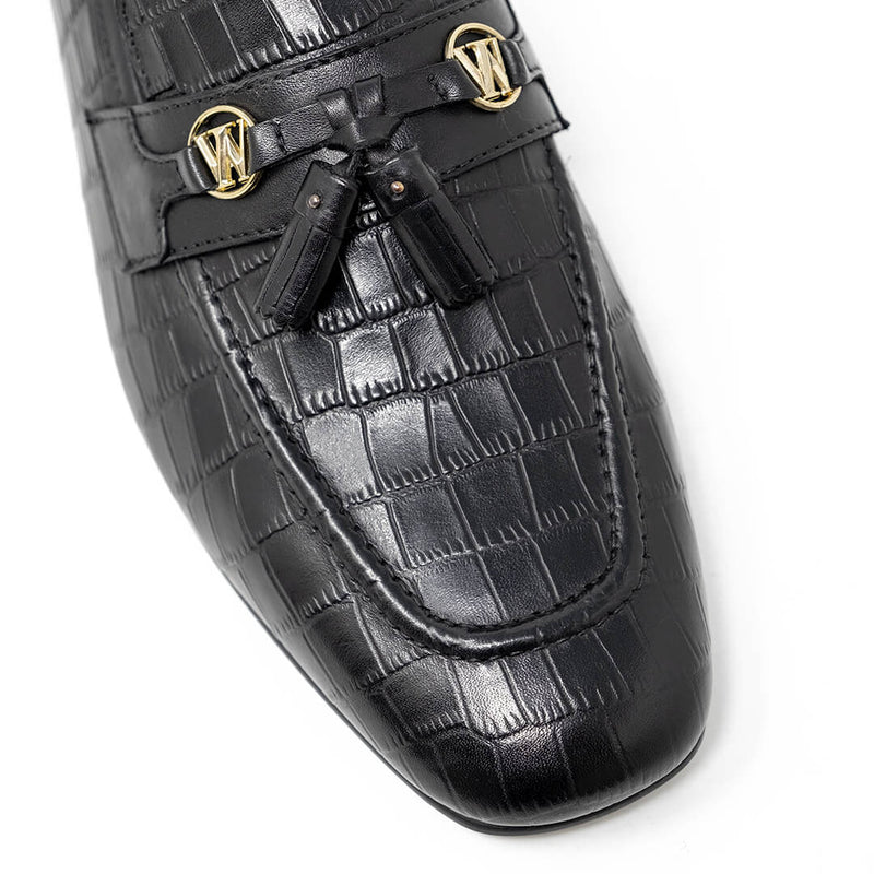 Walk London Woody Tassel Loafer | Apron Toe